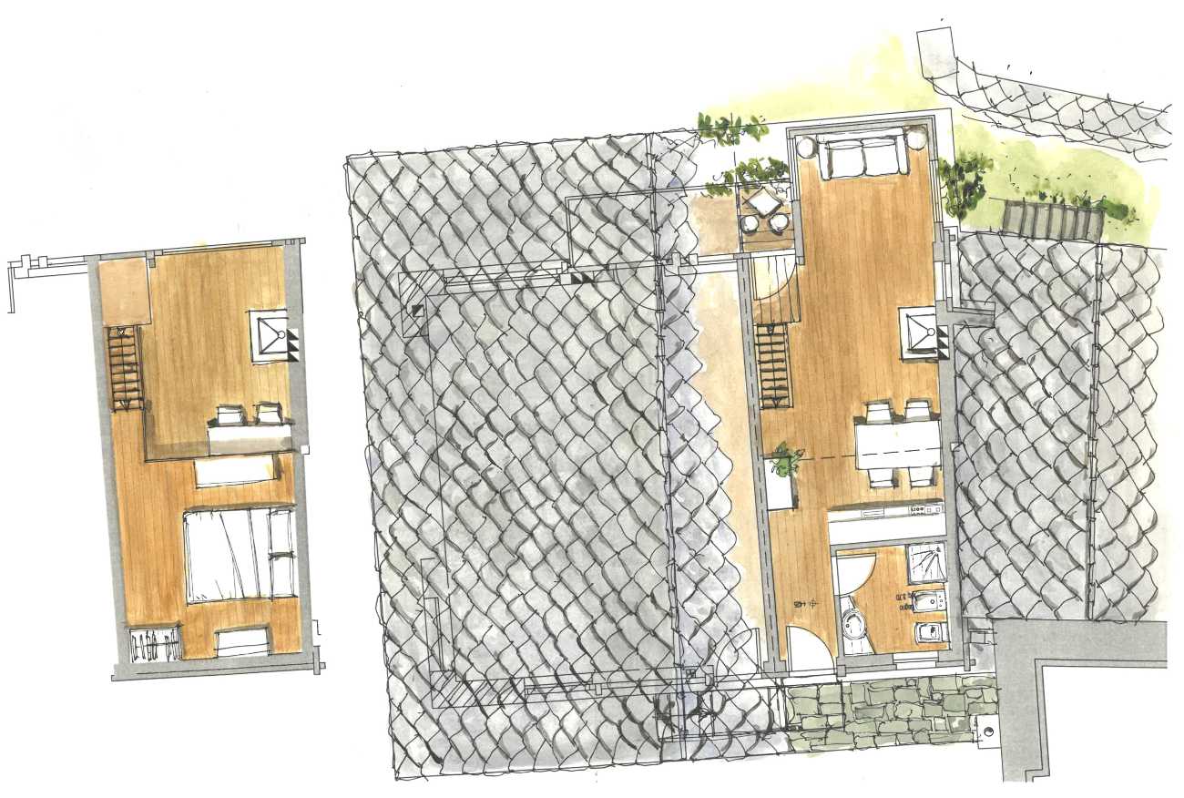 Piantina mappa Chalet du Bucheron