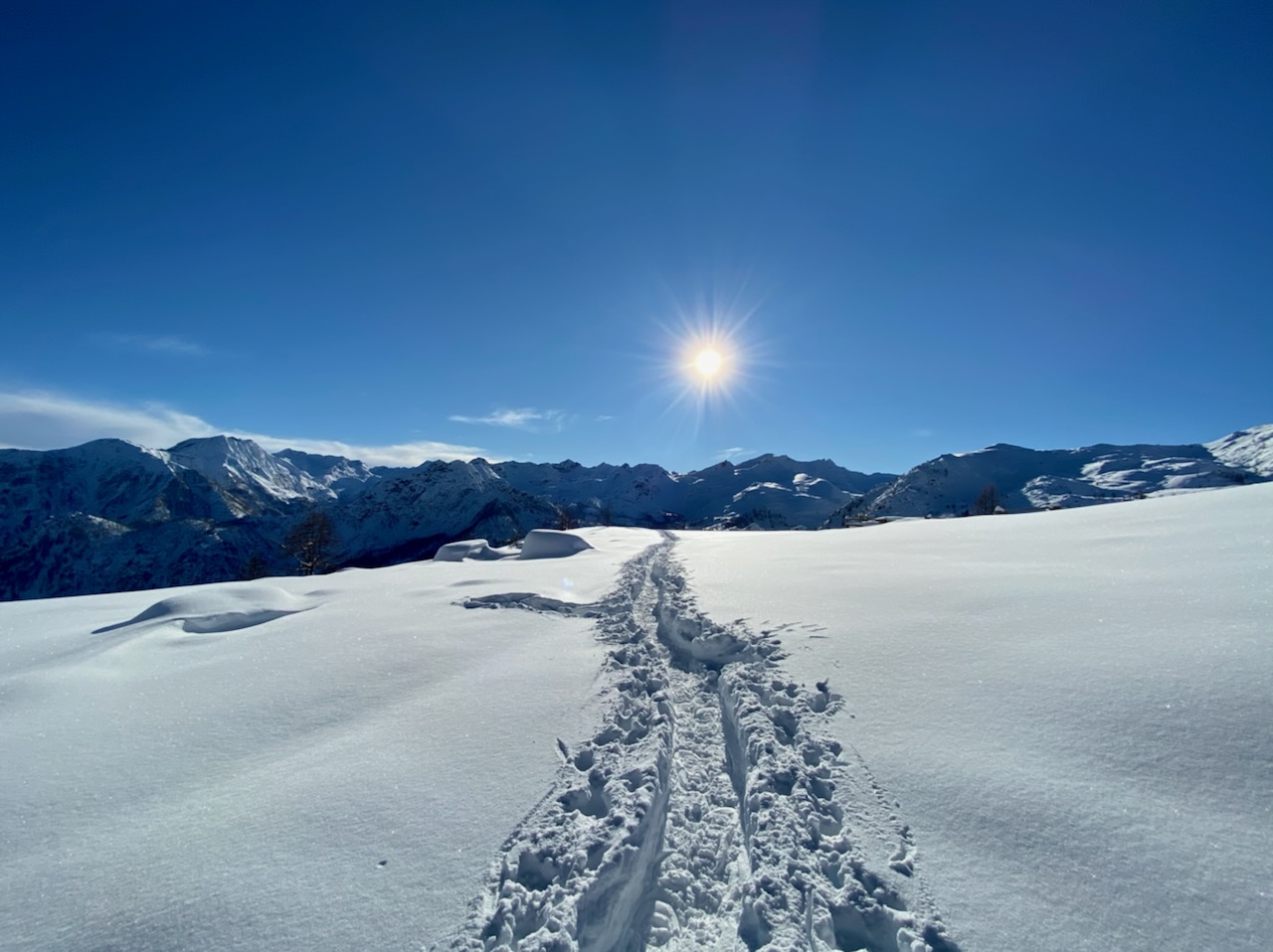 Passeggiate inverno Champorcher, percorsi invernali e ciaspole Champorcher Valle d'Aosta