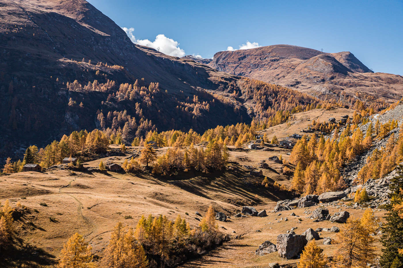 Gite autunno un giorno Valle Aosta Valle Champorcher