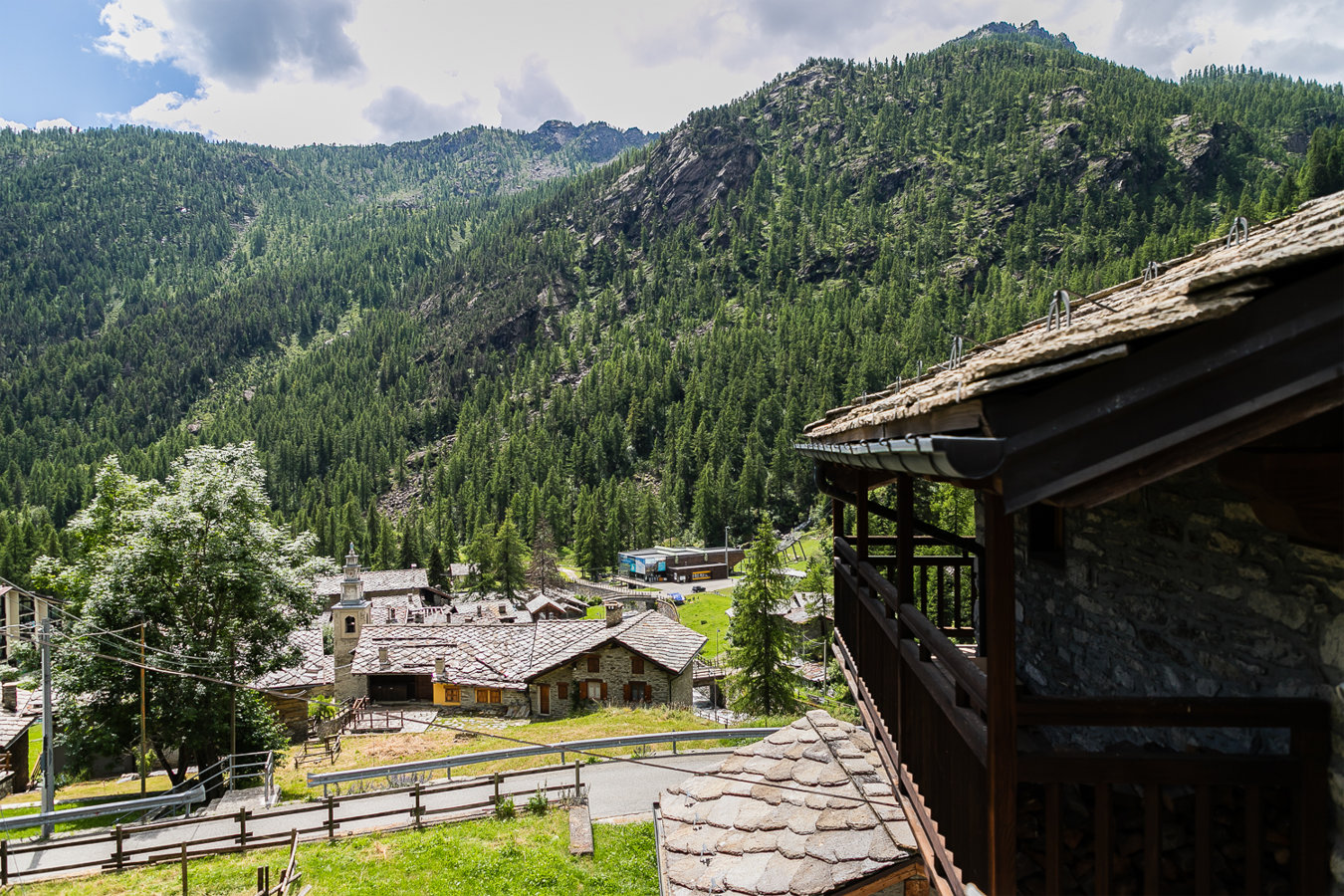 Destinazione tranquilla, valle laterale della Valle d'Aosta