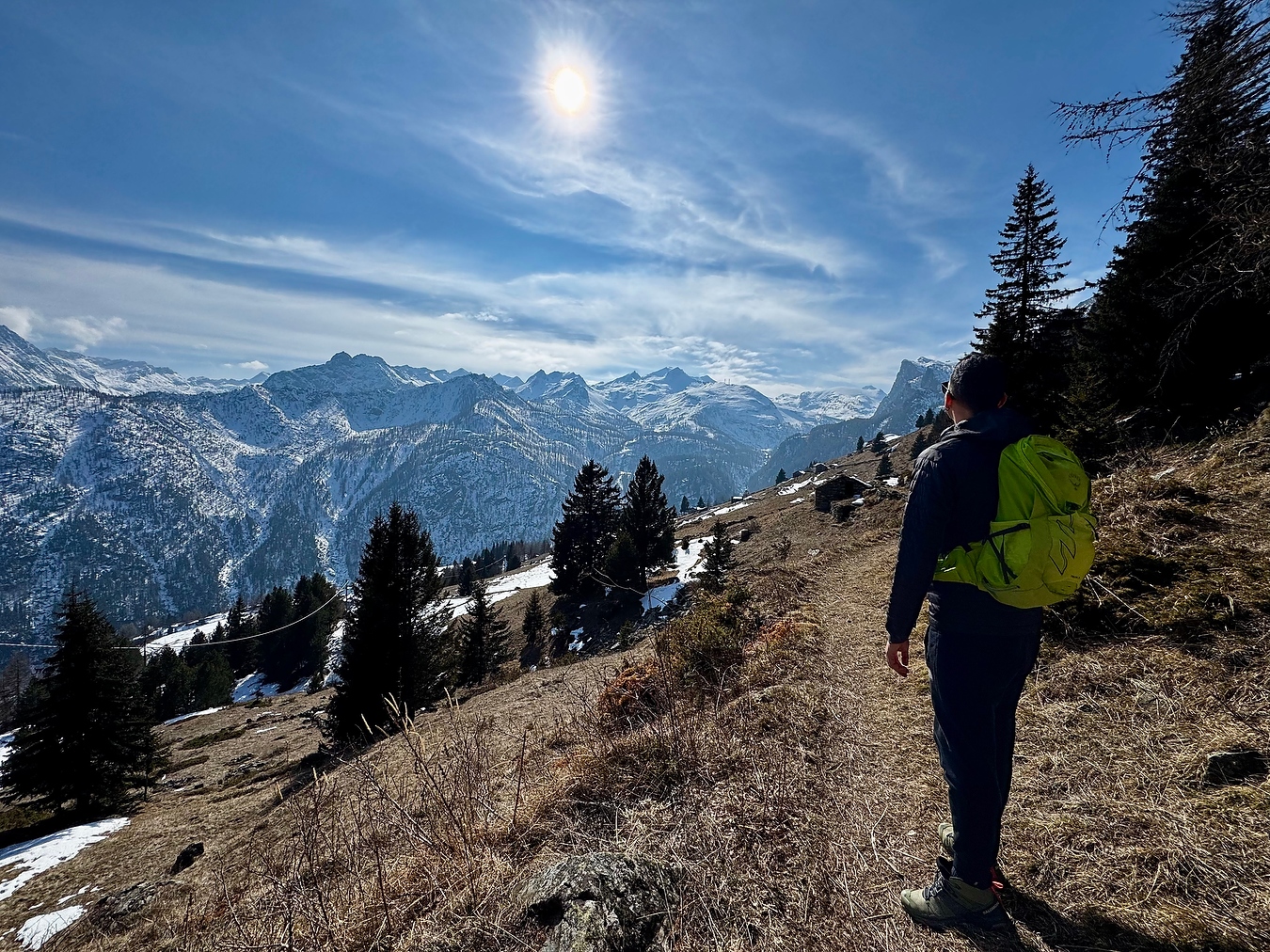 Camminare escursioni facili in primavera in Valle Champorcher Valle Aosta